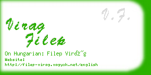 virag filep business card